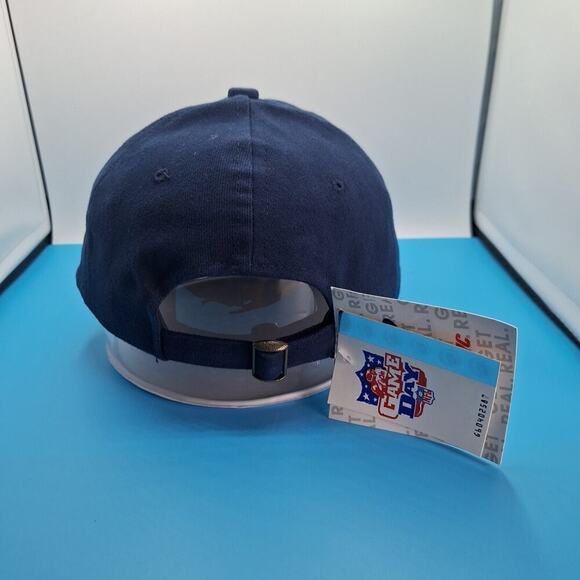 Logo Athletic Tennessee Titans Hat Cap Strapback Navy 100% Cotton NFL - Picture 4 of 8